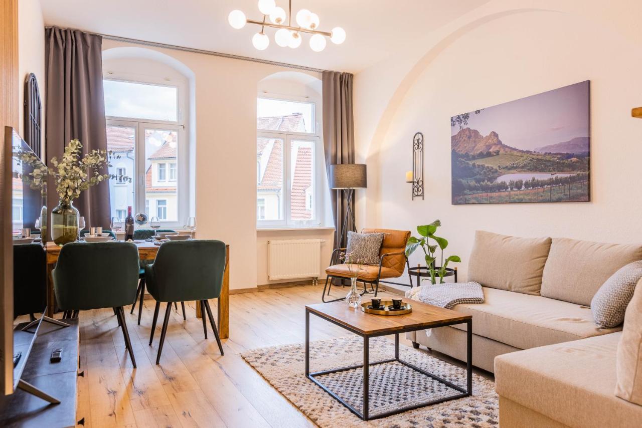 Meißen Fynbos Apartments Theaterblick, Historisch & Stilvoll, Parkplatz מראה חיצוני תמונה